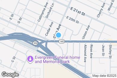 Map image of the property - 751 Yosemite Pky