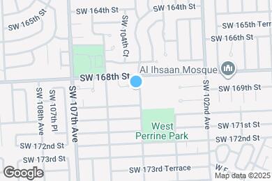 Map image of the property - 16960 SW 104th Ave