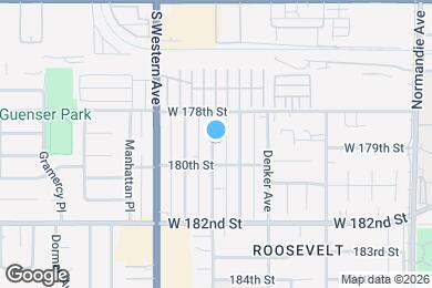 Map image of the property - 17912 Harvard Blvd