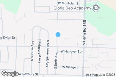 Map image of the property - 3348 S Doris Ct