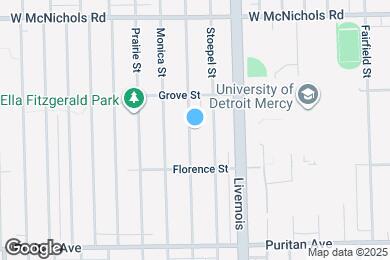 Map image of the property - This beautifully updated 3-bedroom, 1-bath...