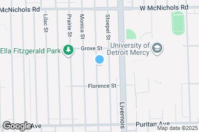 Map image of the property - This beautifully updated 3-bedroom, 1-bath single-family home is ready for move-in!