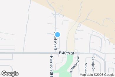 Map image of the property - 1105 E 42nd St