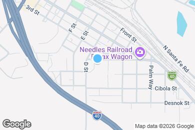 Map image of the property - 407 La Mesa Way