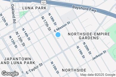 Map image of the property - 760 N 17th St