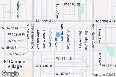 Map image of the property - 15242 S Wilkie Ave