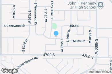 Map image of the property - 5052 W Wormwood Dr