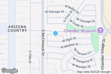 Map image of the property - 3841 W Folley St