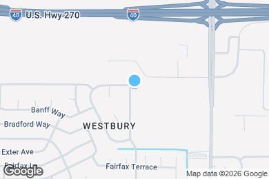 Map image of the property - 912 Westbury Terrace