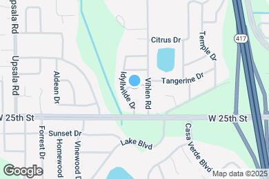 Map image of the property - 305 Tangerine Dr