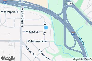 Map image of the property - 3806 N Donna Ln
