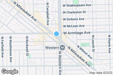 Map image of the property - 1964 N Milwaukee Ave