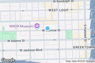 Map image of the property - 1045 W Monroe St