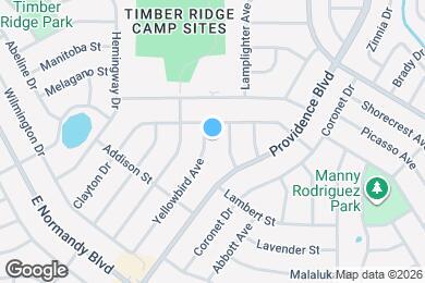 Map image of the property - 981 Yellowbird Ave