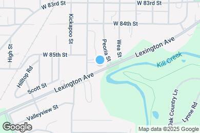 Map image of the property - Eagle Creek Townhomes