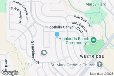 Map image of the property - 9879 S Castle Ridge Cir
