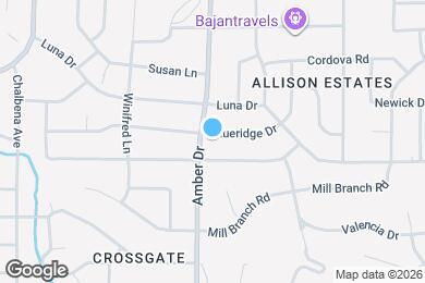 Map image of the property - 5810 Blueridge Dr