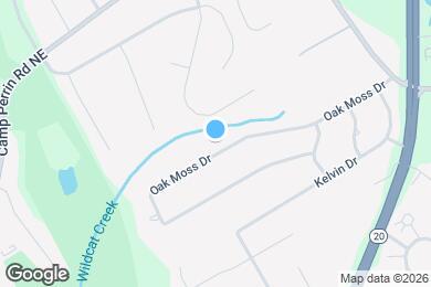Map image of the property - 964 Oak Moss Dr