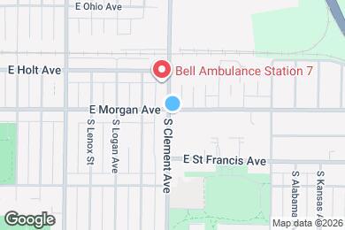 Map image of the property - 3500 S Clement Ave