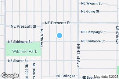 Map image of the property - 3917 NE Skidmore St