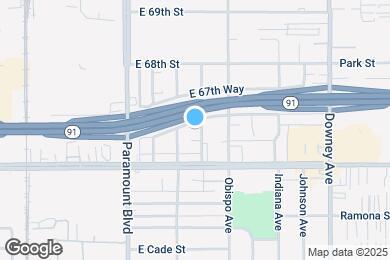 Map image of the property - 6667 N Hammond Ave