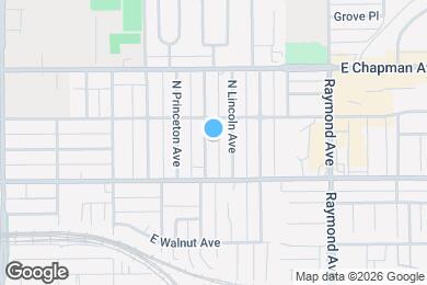Map image of the property - 132 N Yale Ave