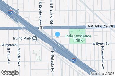 Map image of the property - 3947 W Dakin St