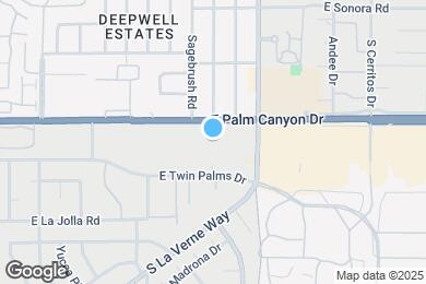 Map image of the property - 1655 E Palm Canyon Dr