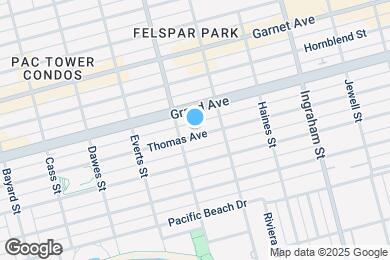 Map image of the property - 1328 Thomas Ave