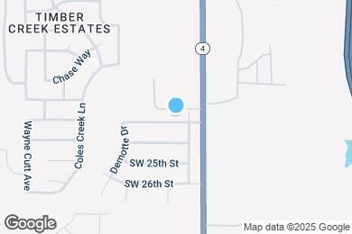 Map image of the property - 11417 Southwest 24th Street