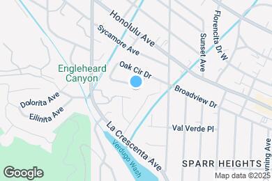 Map image of the property - 1223 Oak Cir Dr