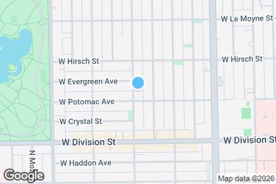 Map image of the property - 1311 N Rockwell St