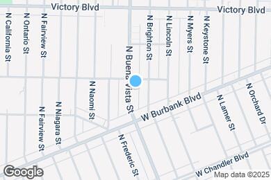 Map image of the property - 1328 N Buena Vista St