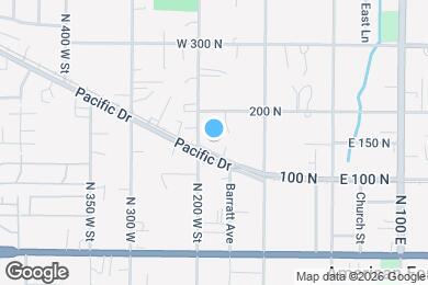 Map image of the property - 184 Pacific Dr