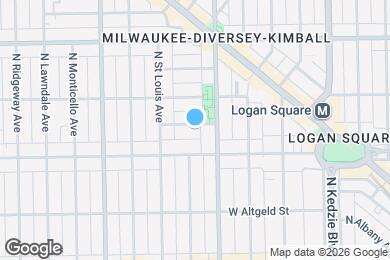 Map image of the property - 3423 W Drummond Pl