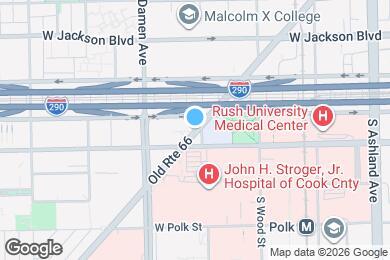 Map image of the property - 1918 W Ogden Ave