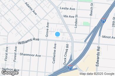 Map image of the property - 2532 Williams Ave