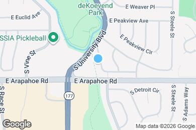 Map image of the property - 2766 E Euclid Ave