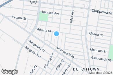 Map image of the property - 4021 S Spring Ave