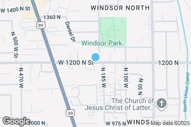 Map image of the property - 209 N 1200 W
