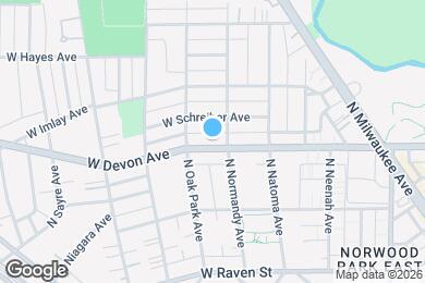 Map image of the property - 6654 W Devon Ave