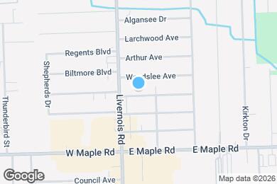 Map image of the property - 55 Vermont Dr