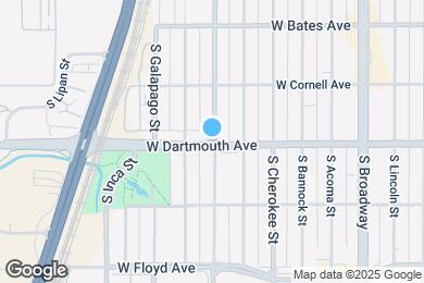Map image of the property - 3073 S Elati St