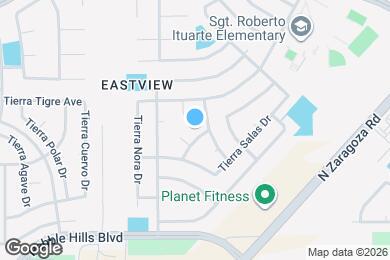 Map image of the property - 3121 Tierra Paola Ln