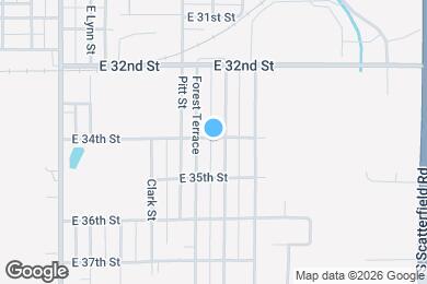 Map image of the property - 1415 E 34th St