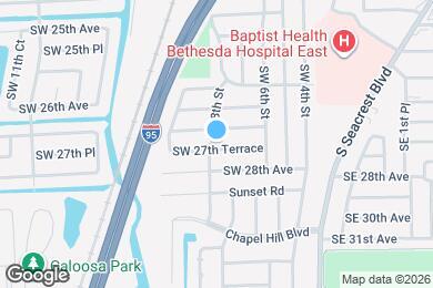Map image of the property - 2866 SW 8th St
