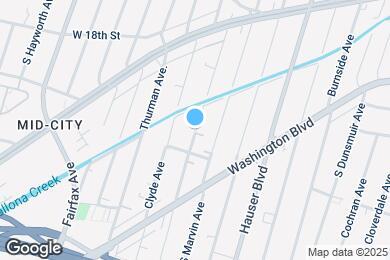 Map image of the property - 2003 S Curson Ave