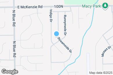 Map image of the property - 824 Streamside Dr