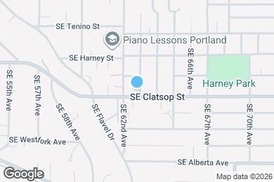 Map image of the property - 6235 SE Clatsop St