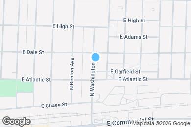 Map image of the property - 2034 N Washington Ave